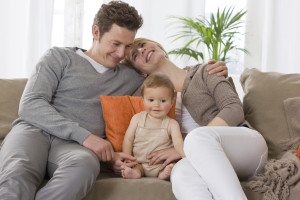 Los Angeles Birth Injury Attorney family on couch